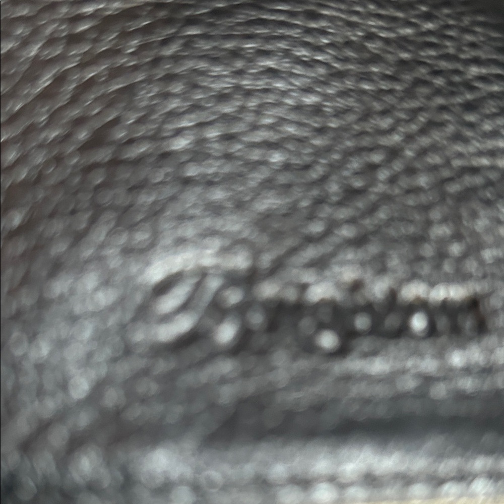Brighton Leather Black Crocodile-Patterned Clutch in EUC - Picture 3 of 11